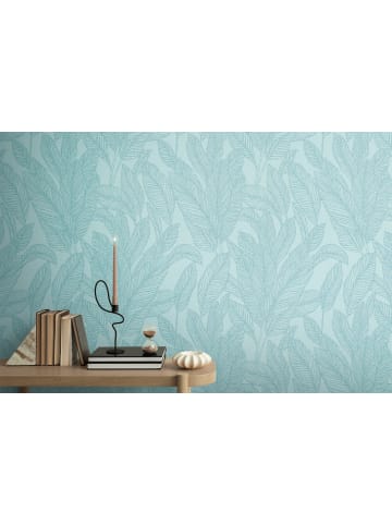 A.S. Création Tapete Whisper Leaf in Blau 