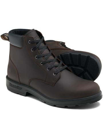 Blundstone Chelsea Boot "#2428 Brown Leather (Originals Lace-Up)" in Braun
