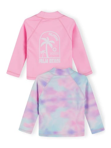 Minoti 2-er Pack Badeshirts 30SWIM177 in hellpink