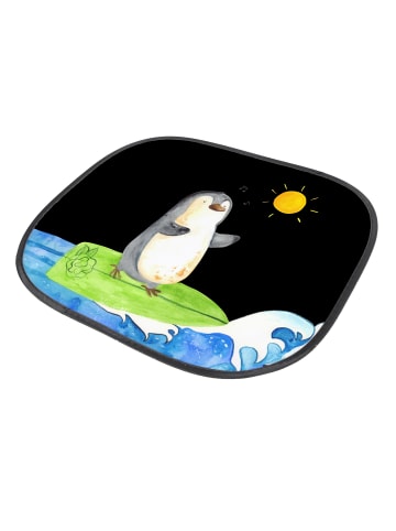 Mr. & Mrs. Panda Sonnenschutz Pinguin Surfer ohne Spruch in Schwarz