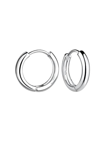 Alexander York Ohrringe HUGGIES rund (18 mm) in 925 Sterling Silber, 2-tlg. in silber