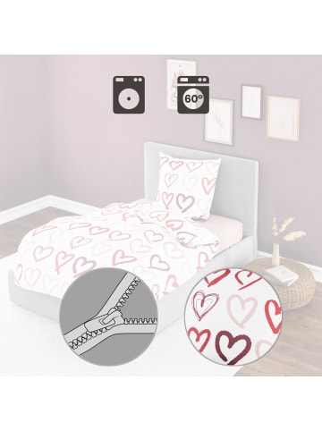 Bierbaum Mako-Satin Bettwäsche in rot