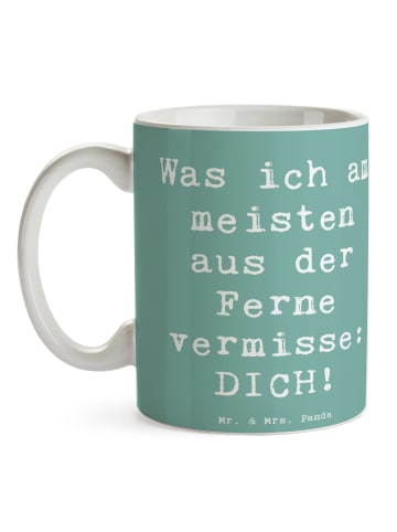Mr. & Mrs. Panda Haferl Spruch Heimweh Dich mit Spruch in Meeresbrise