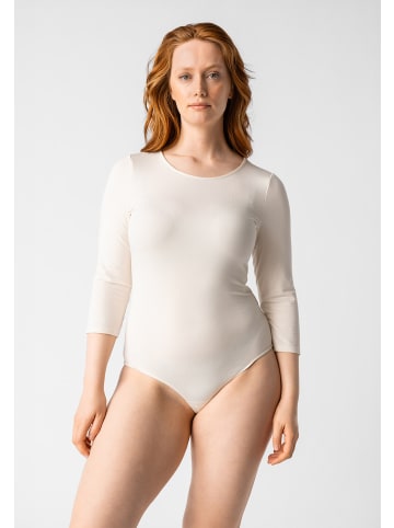Les Lunes Body mit 3/4-Arm ALENA Body 3/4 Sleeve in off-white