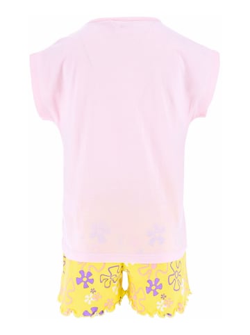 Disney 2tlg.Outfit T-Shirt & Shorts Disney Lilo & Stitch  in Rosa