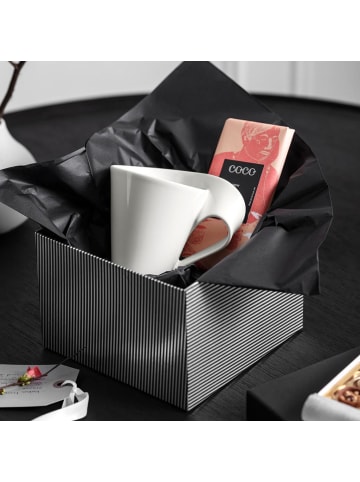 Villeroy & Boch Kaffeebecher mit Unterteller NewWave Caffè 300 ml in weiß