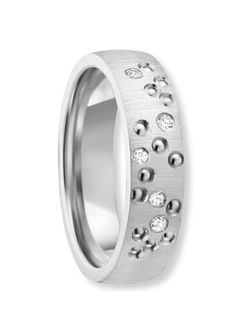 ONE ELEMENT  Zirkonia Freundschaft   Partner Ring aus 925 Silber in silber