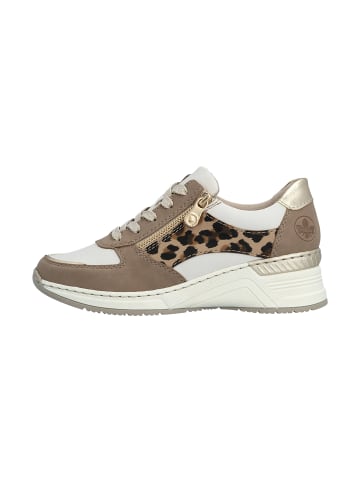 rieker Alburi Low-Top-Sneaker aus Leder Beige