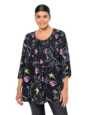 Ulla Popken Bluse in schwarz