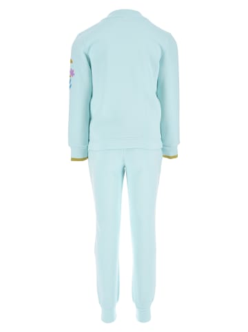 Disney Frozen 2tlg. Outfit: Jogginganzug Sweatjacke mit Jogginghose Elsa und Anna in Blau