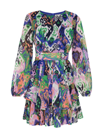 IZIA Damen Kleid in Blau Mehrfarbig