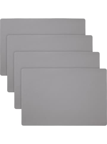 Erwin Müller Tischset 4er-Pack Lagoa in grau
