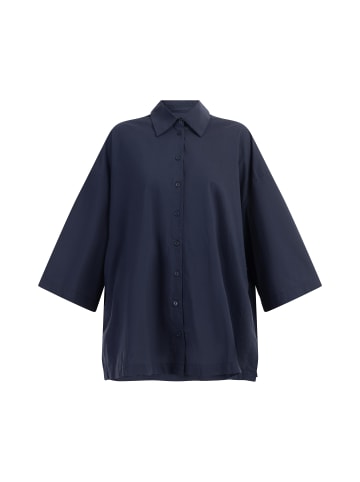 VINAJA Women Oversized Hemd in Marine
