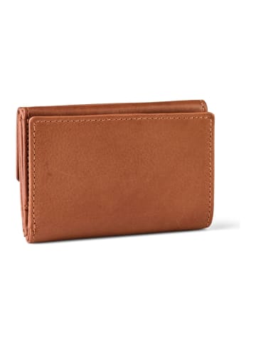 Esquire Chicago Geldbörse RFID Schutz Leder 14 cm in cognac
