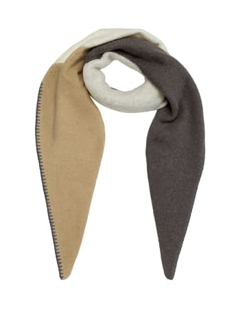 Faera Schal Colorblock modern warm in Beige-2