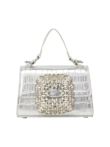 faina Women Handbag in Silver