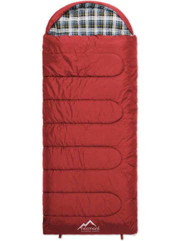 Normani Outdoor Sports 4-in-1 Schlafsack Antarctica in Rot