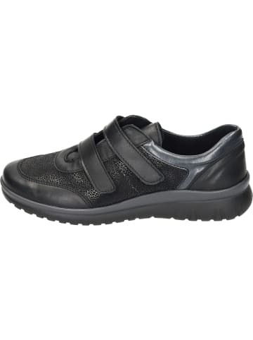 Comfortabel Klettverschluss-Schuhe, Klassische Slipper in schwarz
