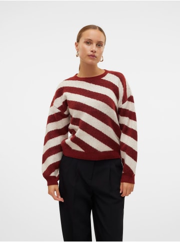 Vero Moda Strickpullover in Fired Brick