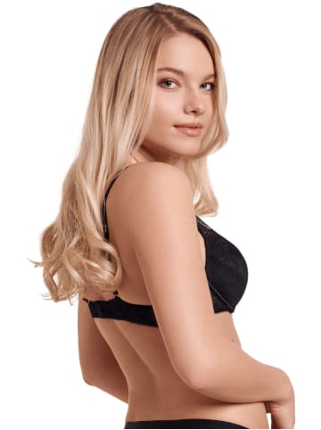 Lisca 2er Pack Push up BH in black-white