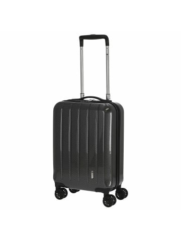 Check.In London 2.0 - 4-Rollen-Trolley 50 cm (orange) in carbon schwarz