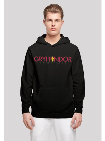 F4NT4STIC Basic Hoodie Harry Potter Gryffindor Text in schwarz