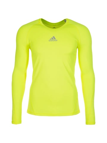 adidas Performance Trainingsshirt AlphaSkin in gelb