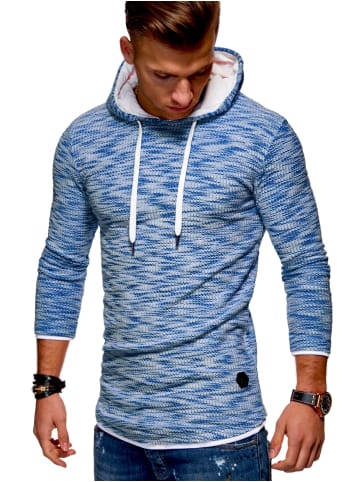 behype Feinstrickpullover B-PHIL in blau