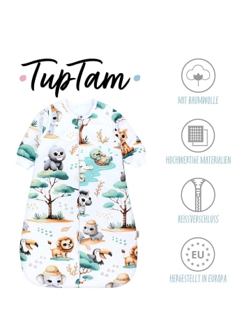 TupTam Baby Ganzjahres Schlafsack Wattiert in weiß Modell 4