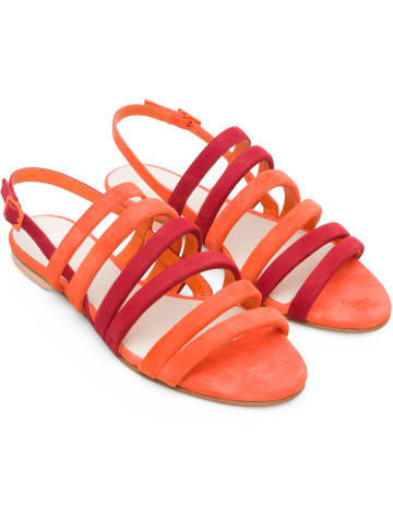 Camper Riemchensandalen " Twins " in Orange