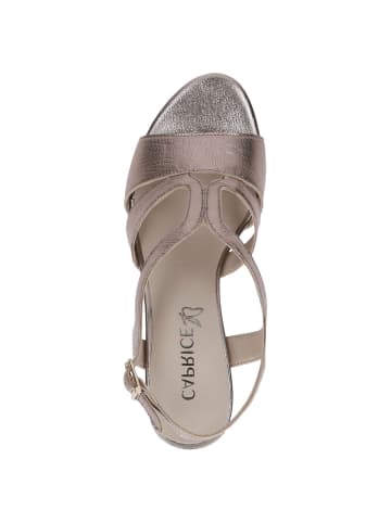Caprice Sandalette in BROWN METALLIC