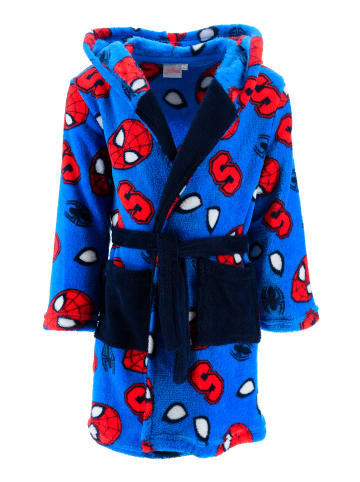 Spiderman Bademantel in Blau