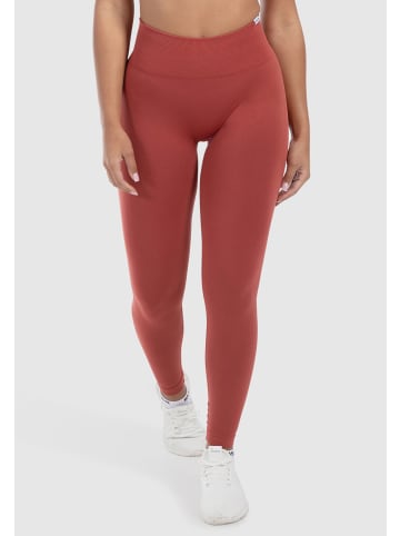 SMILODOX Leggings Alira Scrunch in Altrosa