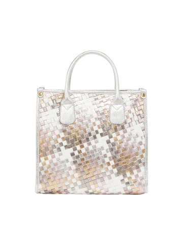 faina Women Tote Bag in Silver Gold
