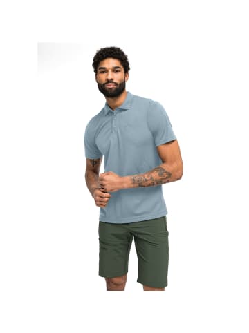 Maier Sports Ulrich He-Polo 1/2 Arm in Blau3069