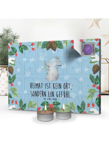 Mr. & Mrs. Panda Kerzen Adventskalender Elefant Seifenblasen mit... in Eisblau