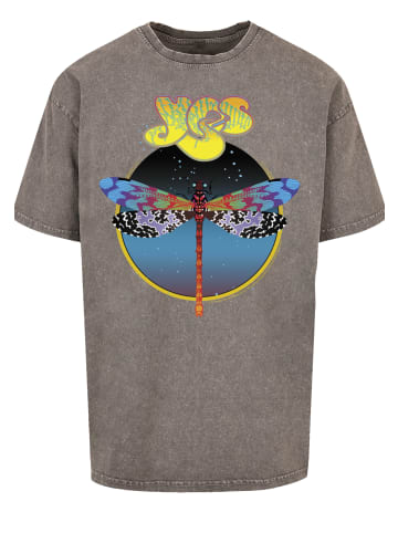 F4NT4STIC Oversize T-Shirt YES Dragonfly Tour V1 in Asphalt