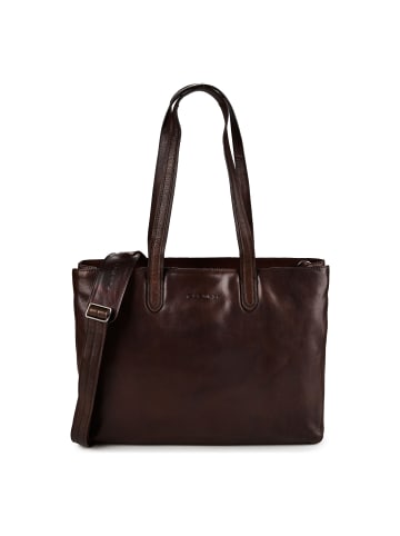 Plevier Power Shopper Tasche Leder 31 cm Laptopfach braun