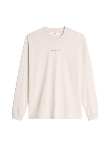 Marc O'Polo DENIM Heavy Weight Longsleeve relaxed in Chalky Sand
