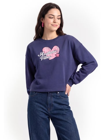 myMo Women Sweatshirt in Navy