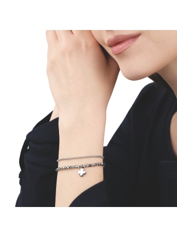 Tom Tailor Armband Edelstahl in silber