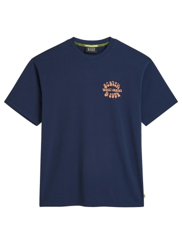 Scotch & Soda T-Shirt 1er Pack in Blau