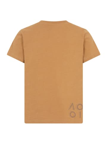 KABOOKI T-Shirt KBTATE 100 in caramel brown