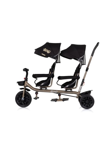 Babyshoppen Geschwisterdreirad Tricycle Hip Hop in schwarz