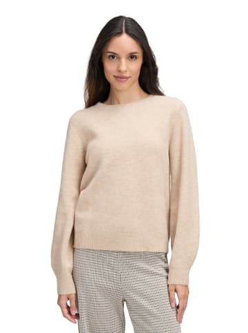 CARTOON Strickpullover mit Rundhalsausschnitt in Beige
