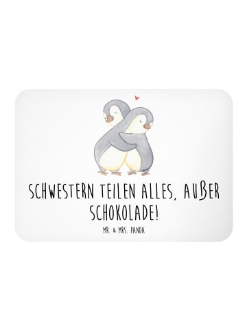 Mr. & Mrs. Panda Magnet Schwestern Liebe mit Spruch in Weiß