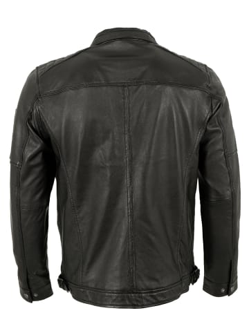 Otto Kern Lederjacke Lammnappa in Schwarz