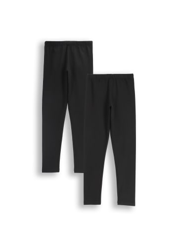 MOKIDA 2er-Pack Leggings mit langem Hosenbein in schwarz