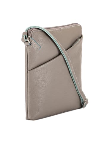 MYWALIT Milano Umhängetasche Leder 24 cm soft grey