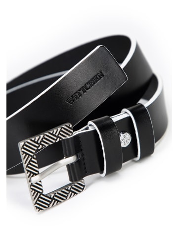 Wittchen Leather belt in Black